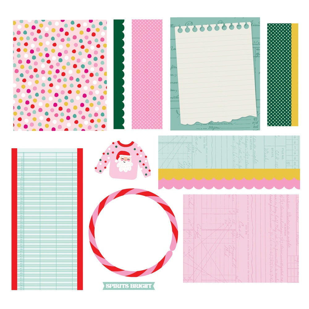 Simple Stories Hard Candy Christmas -Simple Cards Card Kit