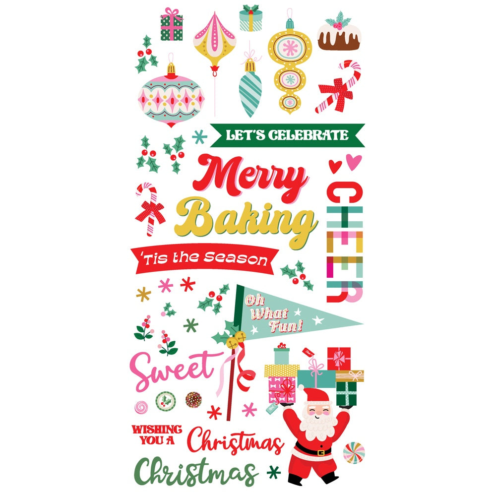 Simple Stories Hard Candy Christmas -Simple Cards Card Kit