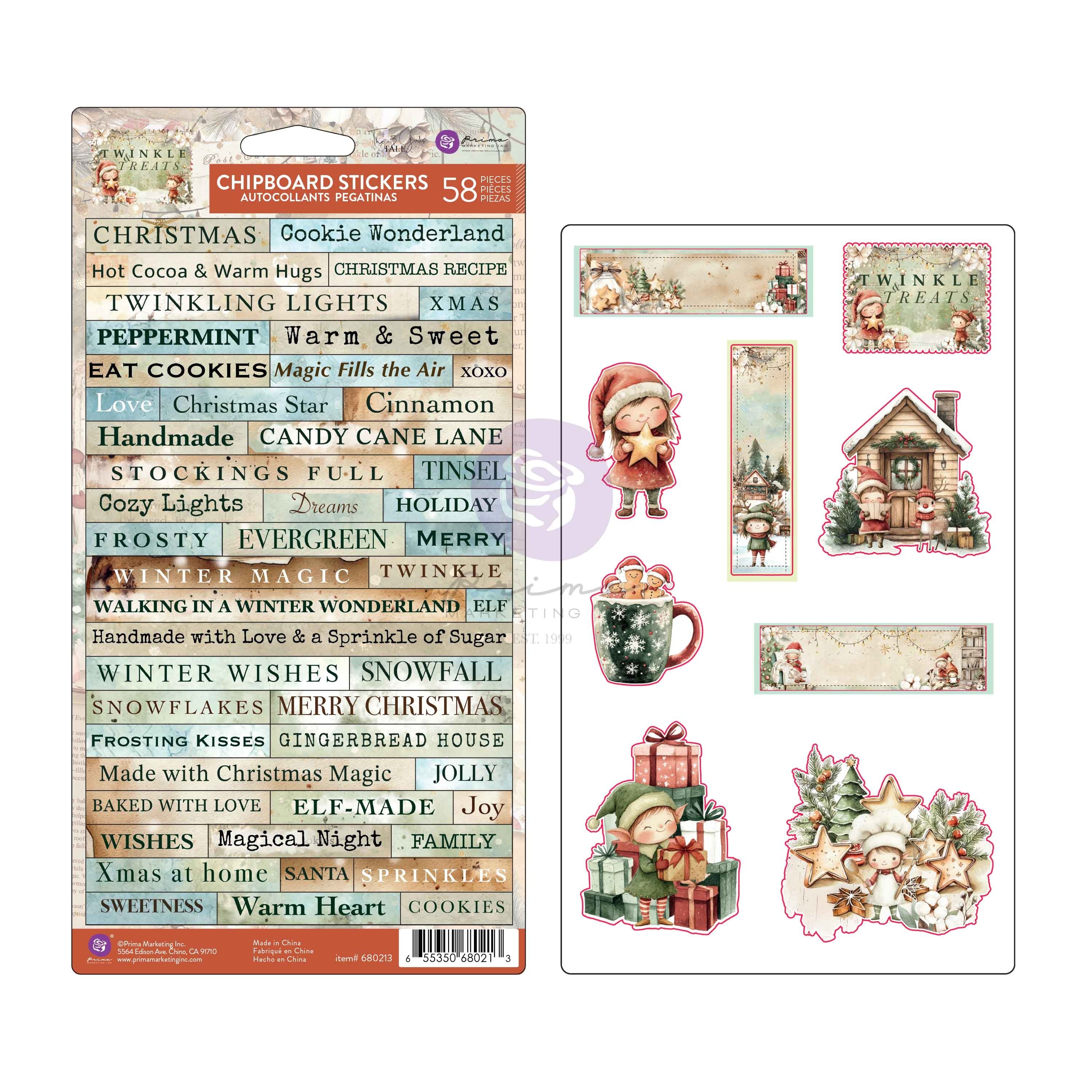 Twinkle & Treats Chipboard Stickers