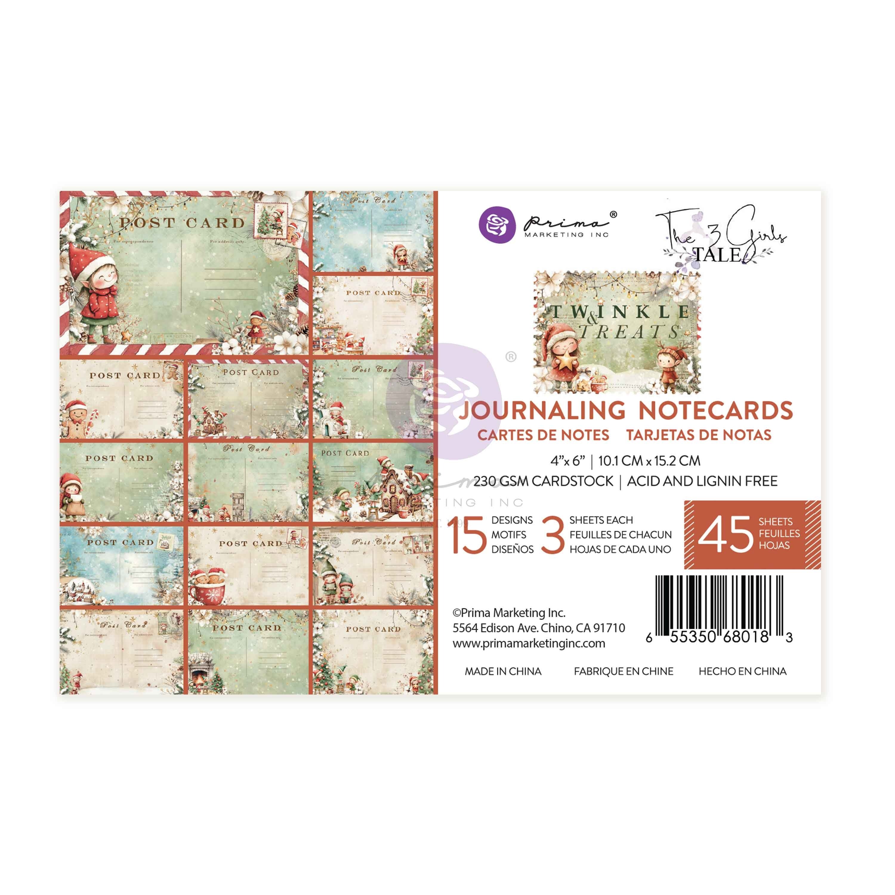 Twinkle & Treats Journaling Cards 4"X6"
