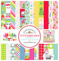 Doodlebug Oh What Fun Double-Sided Paper Pack 12"X12"