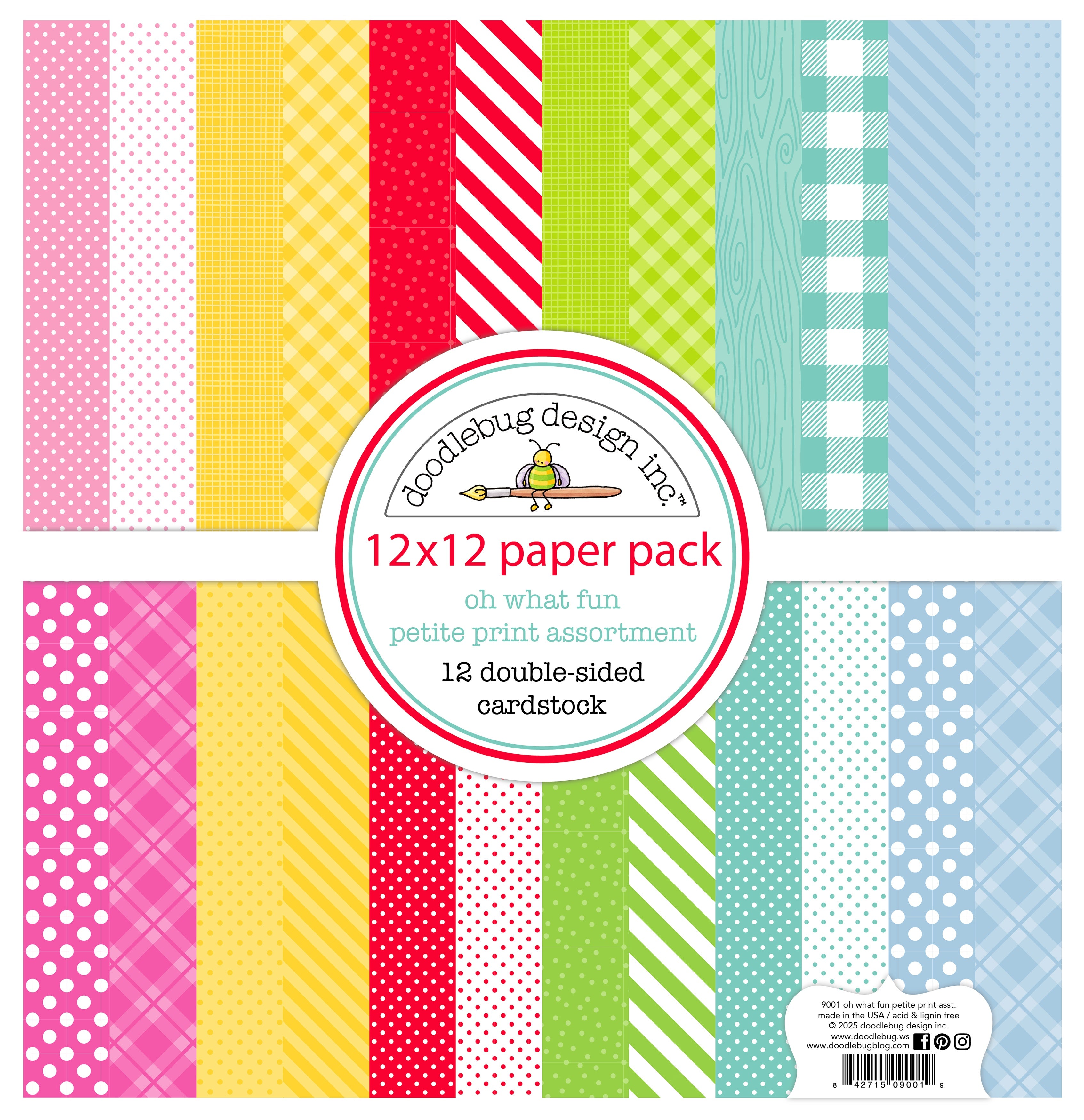 Doodlebug Oh What Fun Petite Prints Assortment Pack