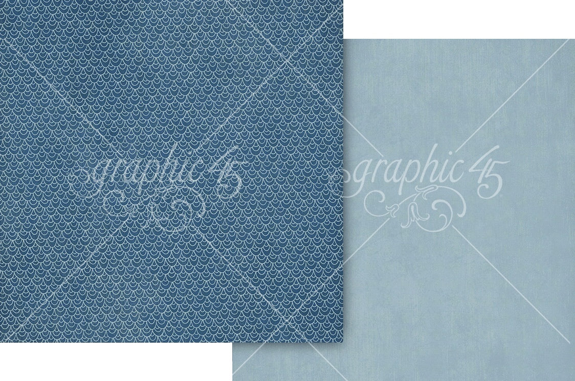 Scenic Route Paper - Azure Blue