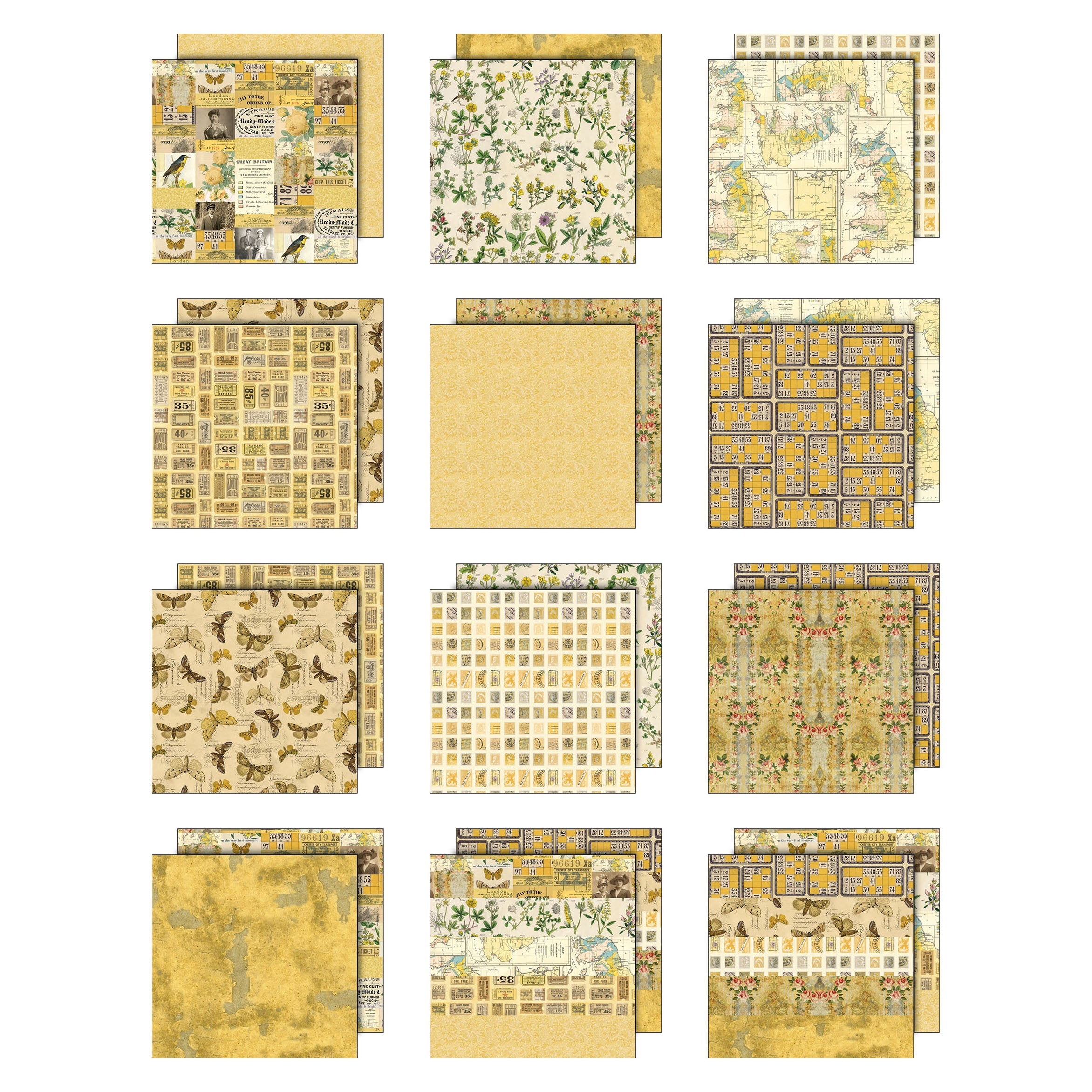 Palette Collection Yellow Paper Pad 12x12