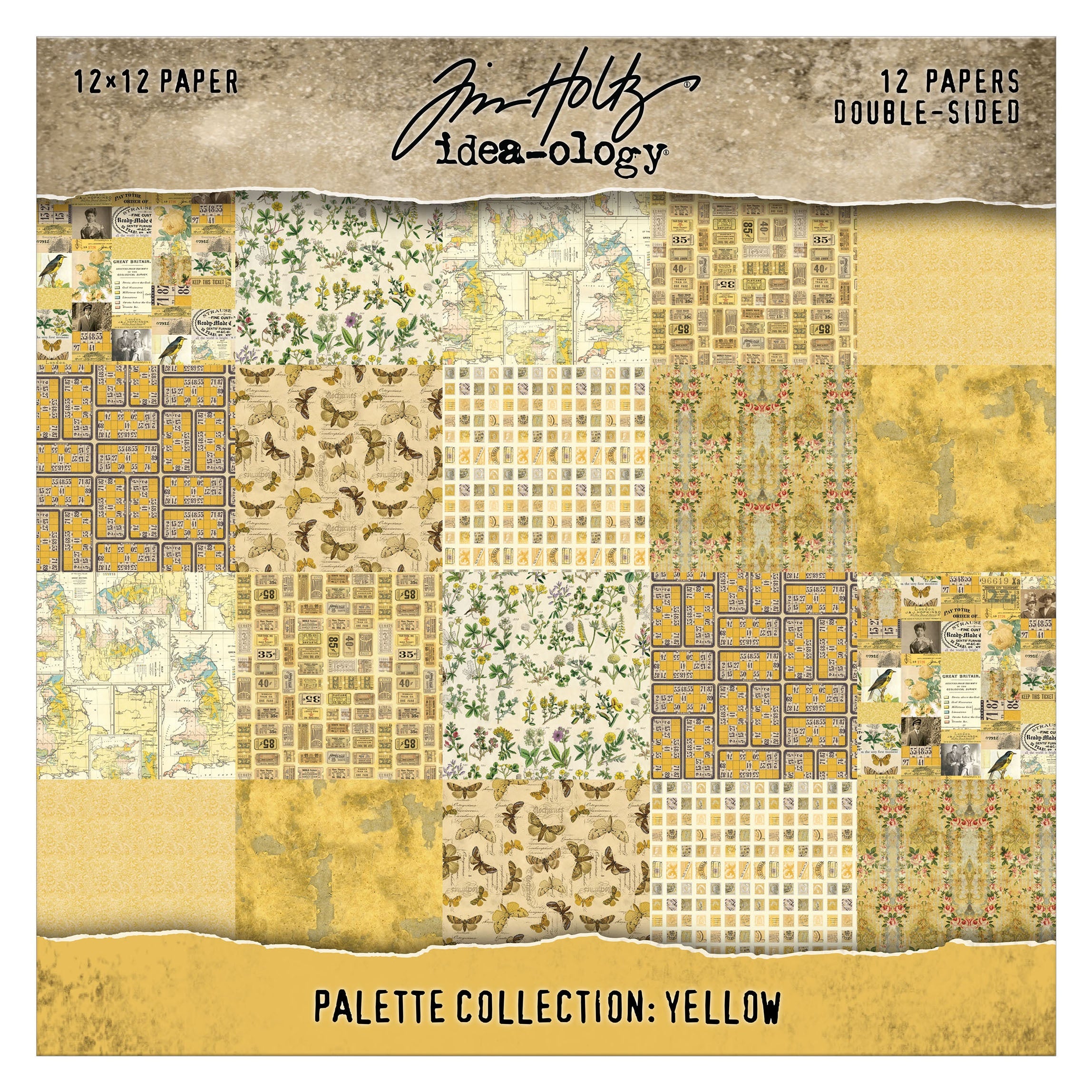 Palette Collection Yellow Paper Pad 12x12