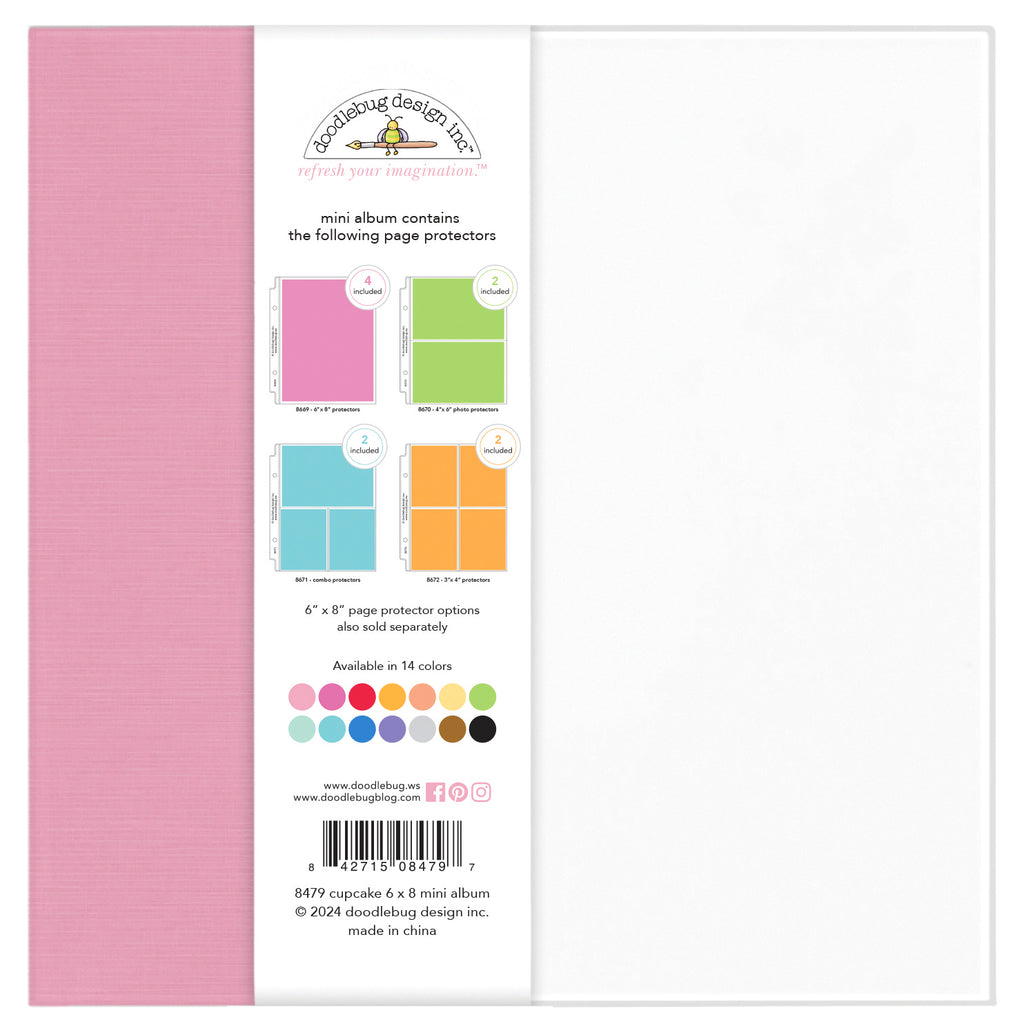 Doodlebug Mini Album 6x8 - Cupcake