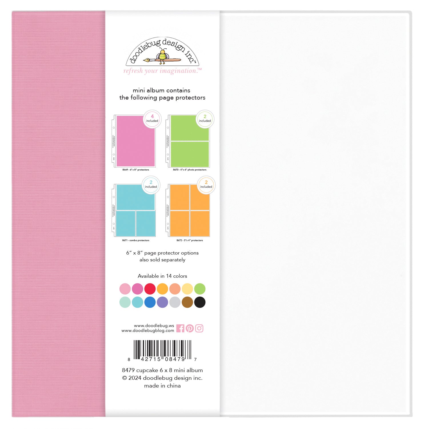 Doodlebug Mini Album 6x8 - Cupcake