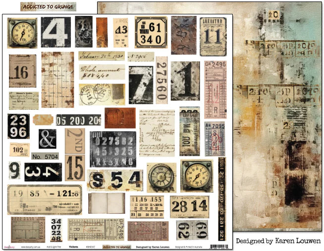 Bee Arty Addicted to Grunge Collection Kit