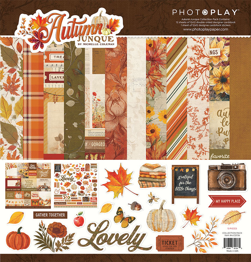 PhotoPlay Autumn Junque Collection Pack