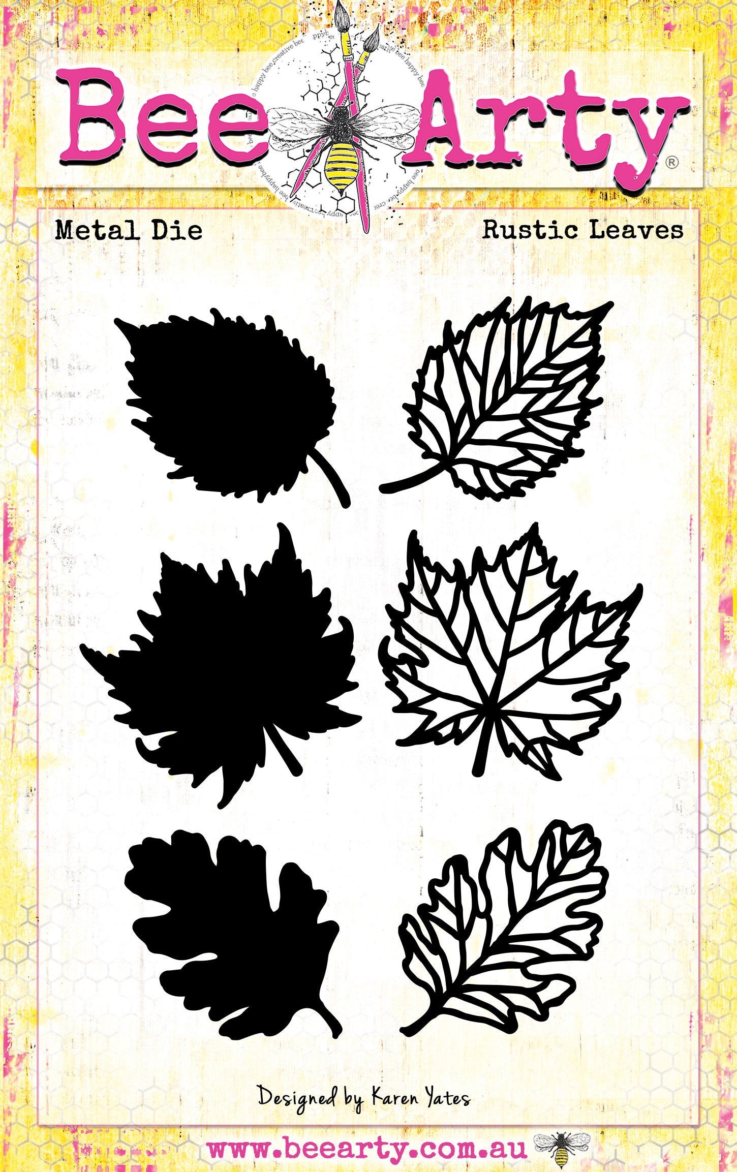Autumn Whispers - Die - Rustic Leaves