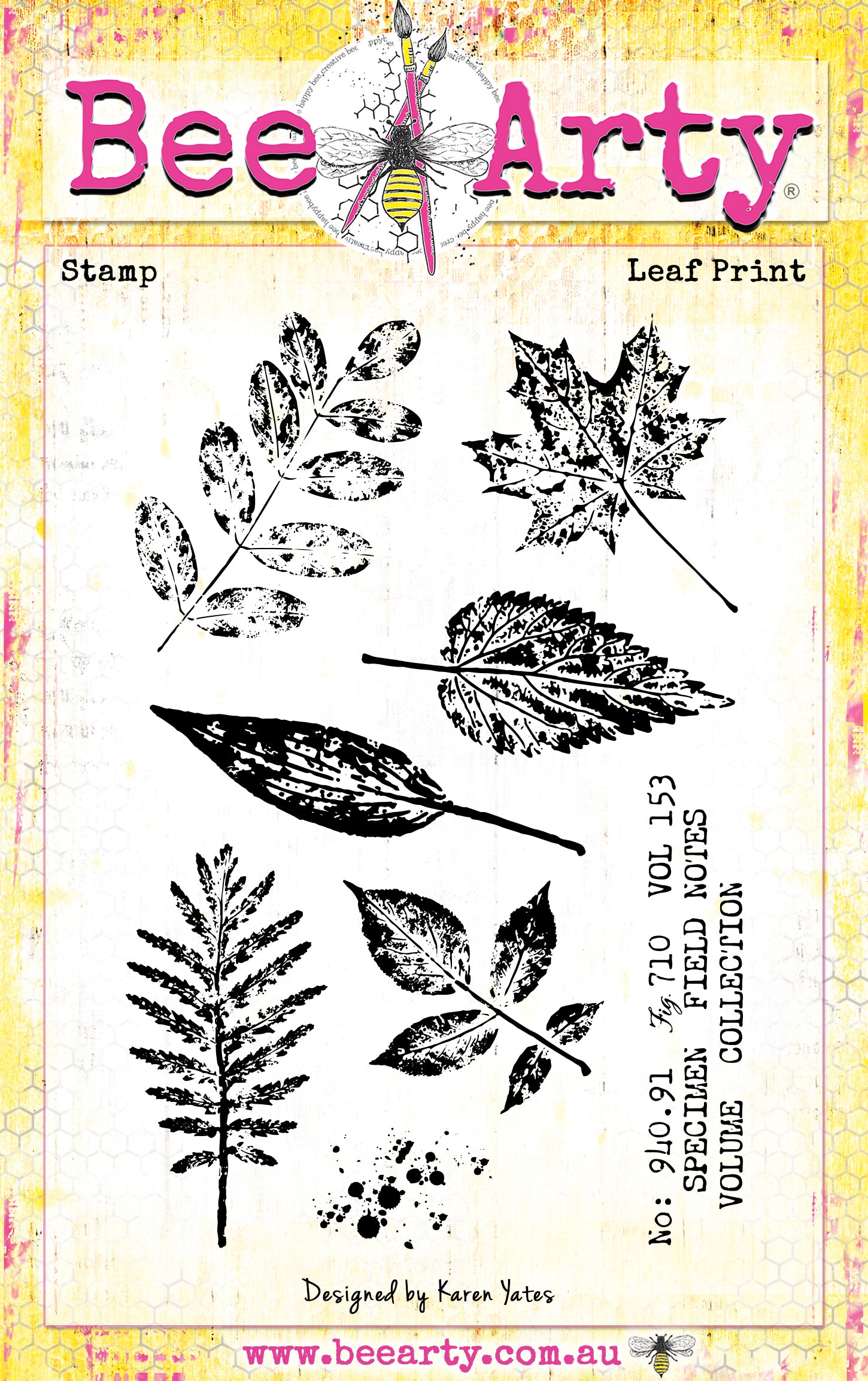 Autumn Whispers - Stamp Set - Leaf Print