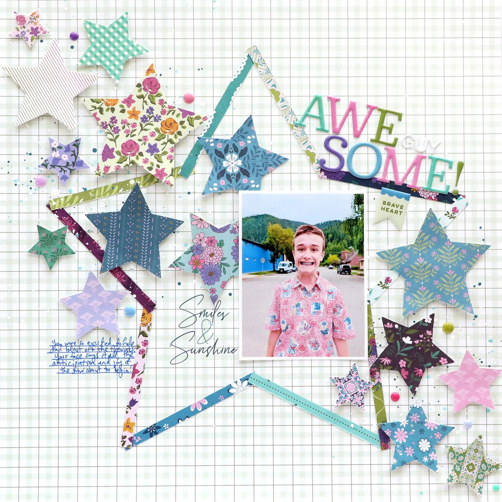 Pinkfresh Studio Lovely Lane Hearts & Stars Die Cuts