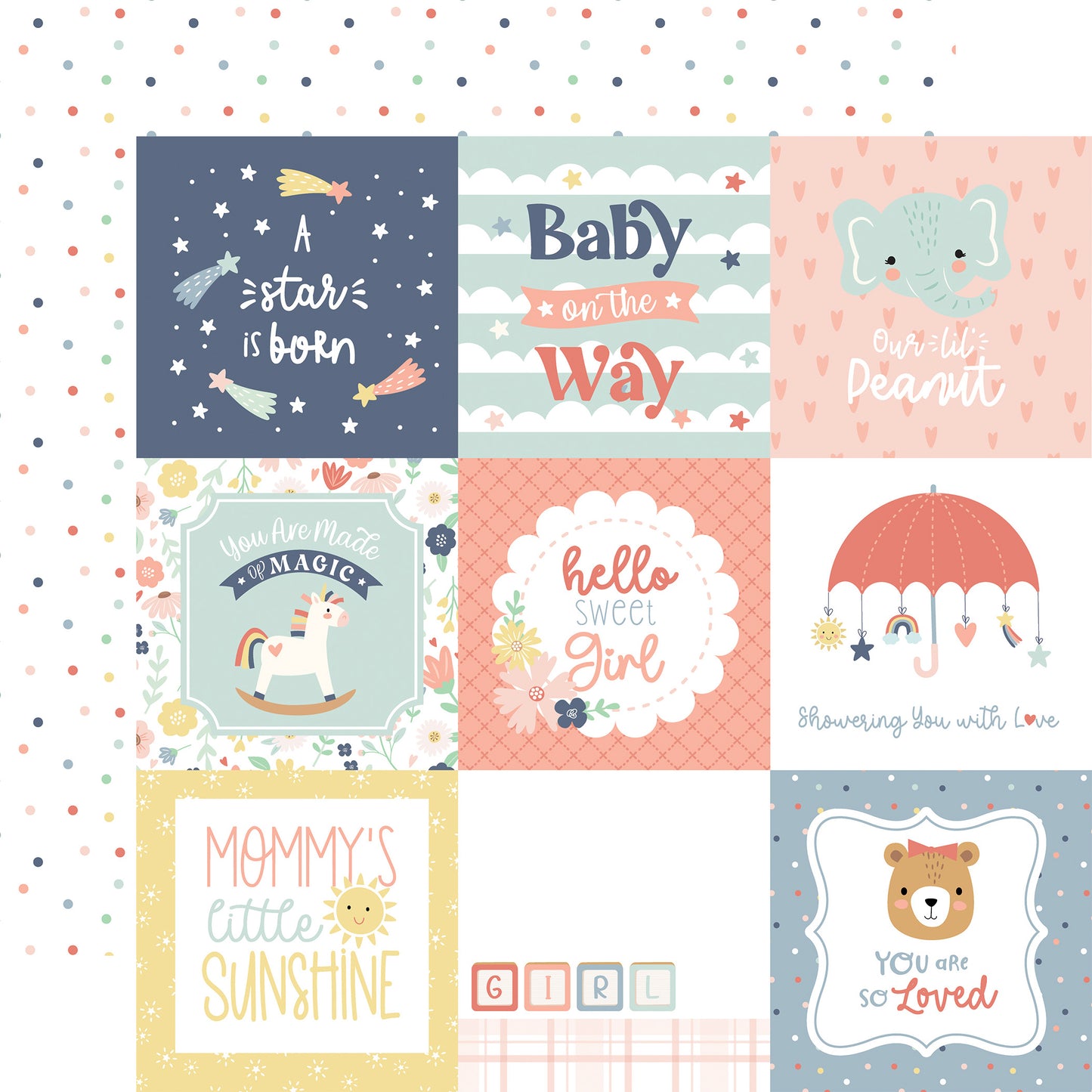 Echo Park Baby on Board Girl Collection Kit