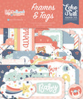 Baby on Board Girl Ephemera-Frames & Tags