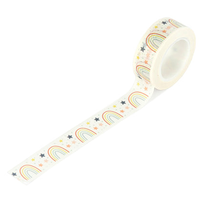 Echo Park Baby on Board Girl Washi Tape -Rainbows And Stars