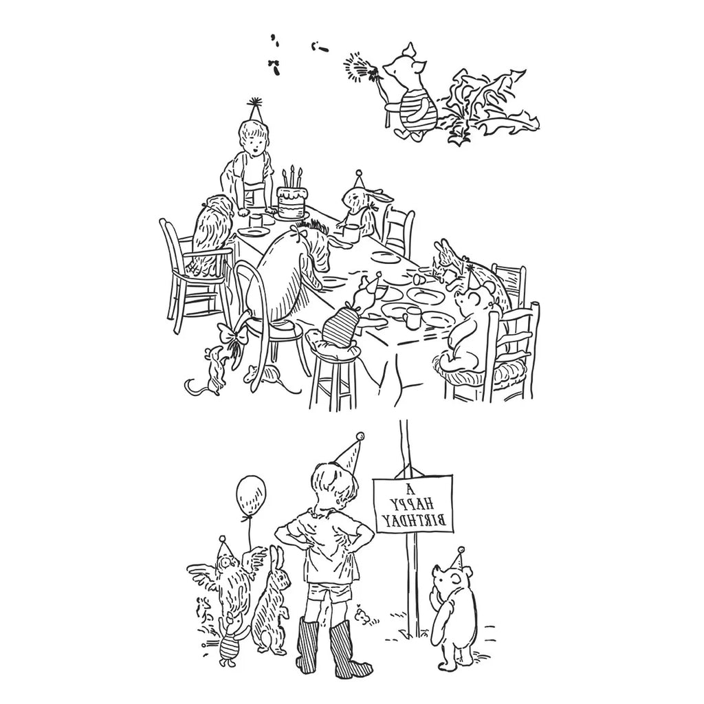 Spellbinders Classic Pooh Birthday BetterPress Bundle