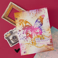 Beautifully Imperfect Butterfly Splatter BetterPress Plate & Die