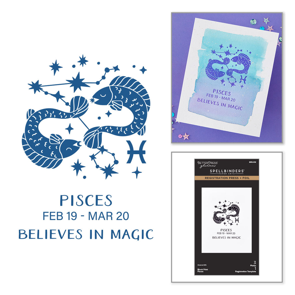 Block Print Zodiacs Registration Press + Foil Bundle