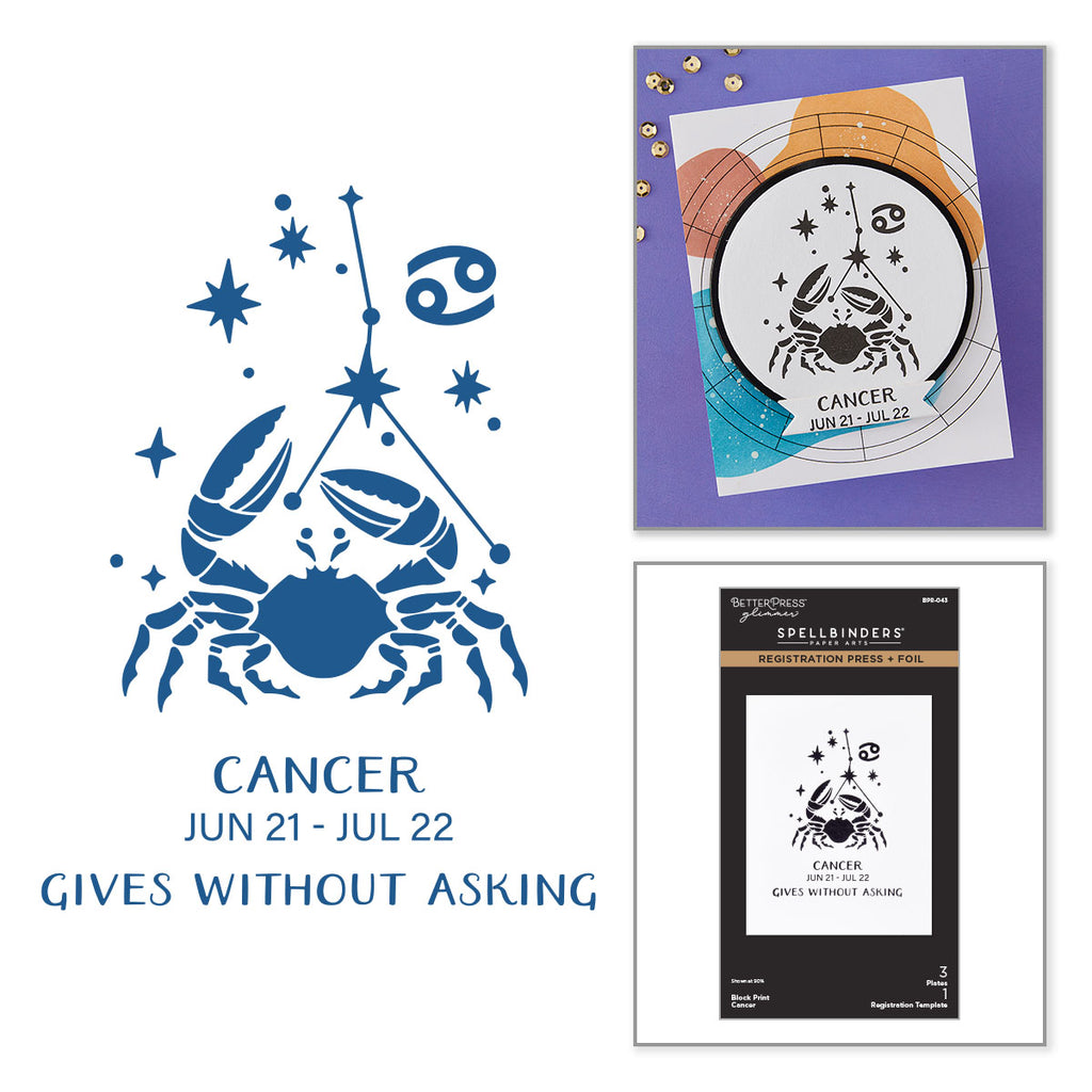 Block Print Zodiacs Registration Press + Foil Bundle