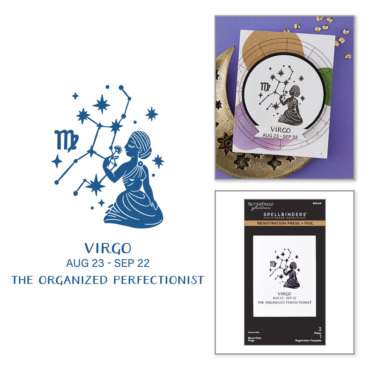 Block Print Zodiacs Registration Press + Foil Bundle