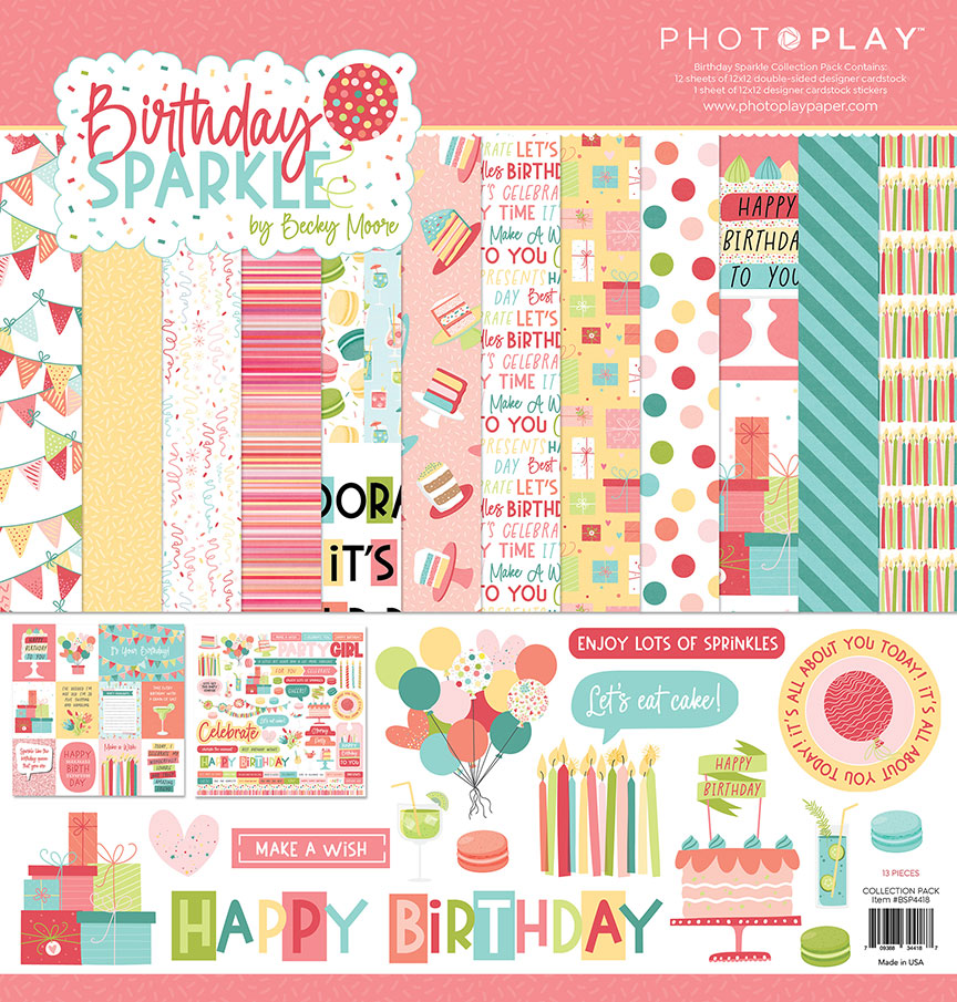 PhotoPlay Birthday Sparkle Collection Pack