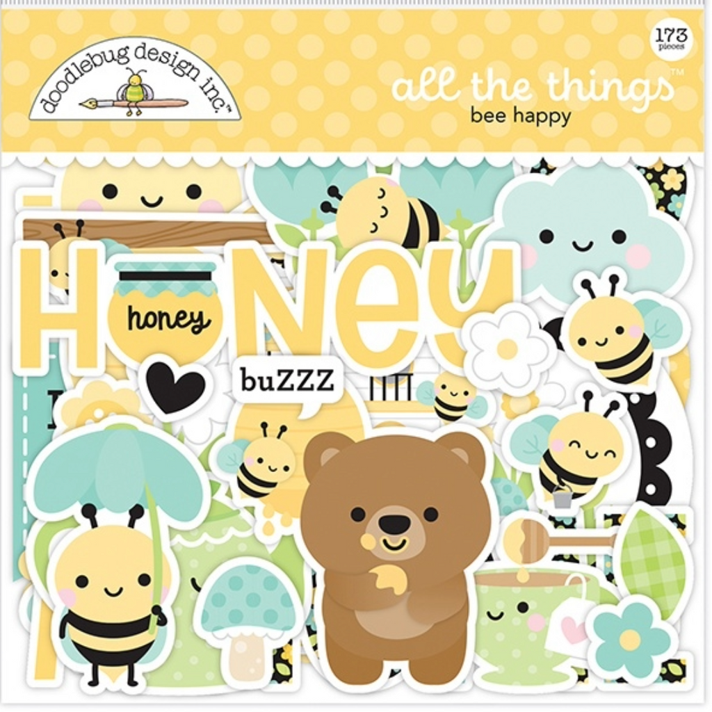 Doodlebug Bee Happy Odds & Ends All The Things