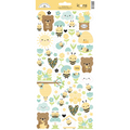 Bee Happy Cardstock Stickers-Icons
