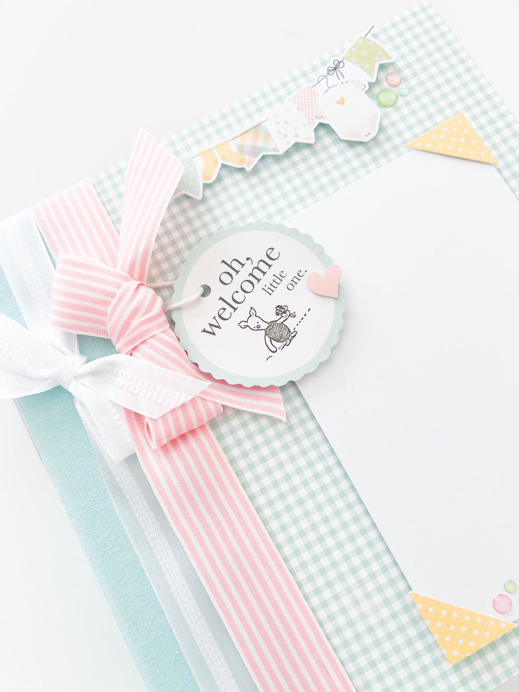 Simple Stories Pooh Bear Baby Binder - Blush