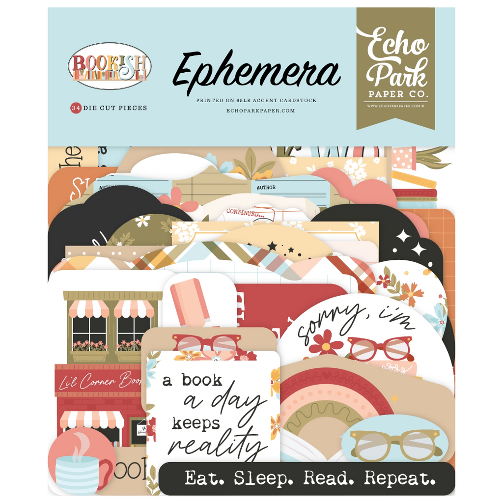 Echo Park Bookish Ephemera-Icons