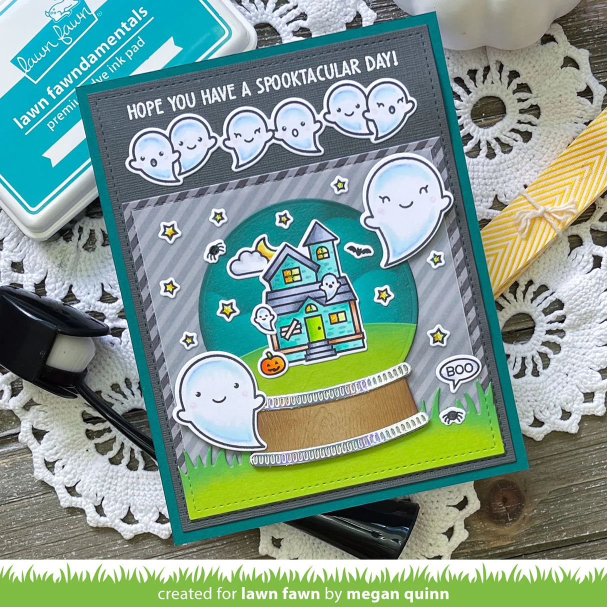 Lawn Cuts Custom Craft Die-Build-A-Snow Globe