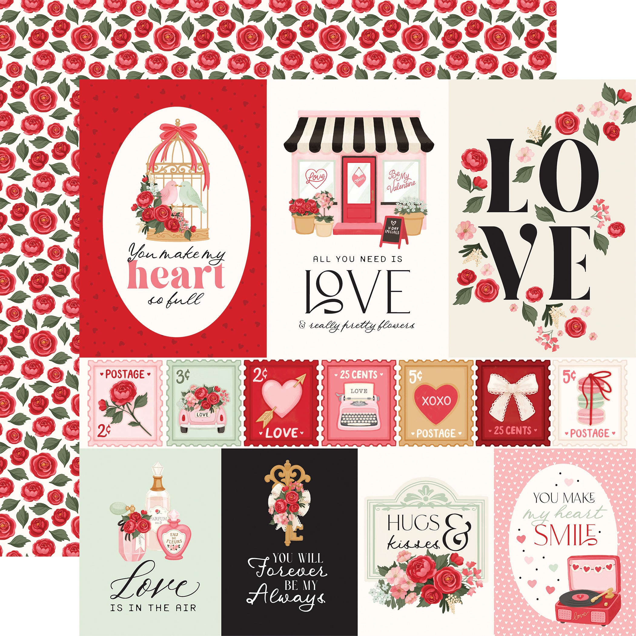 Carta Bella Be Mine Collection Kit 12"X12"