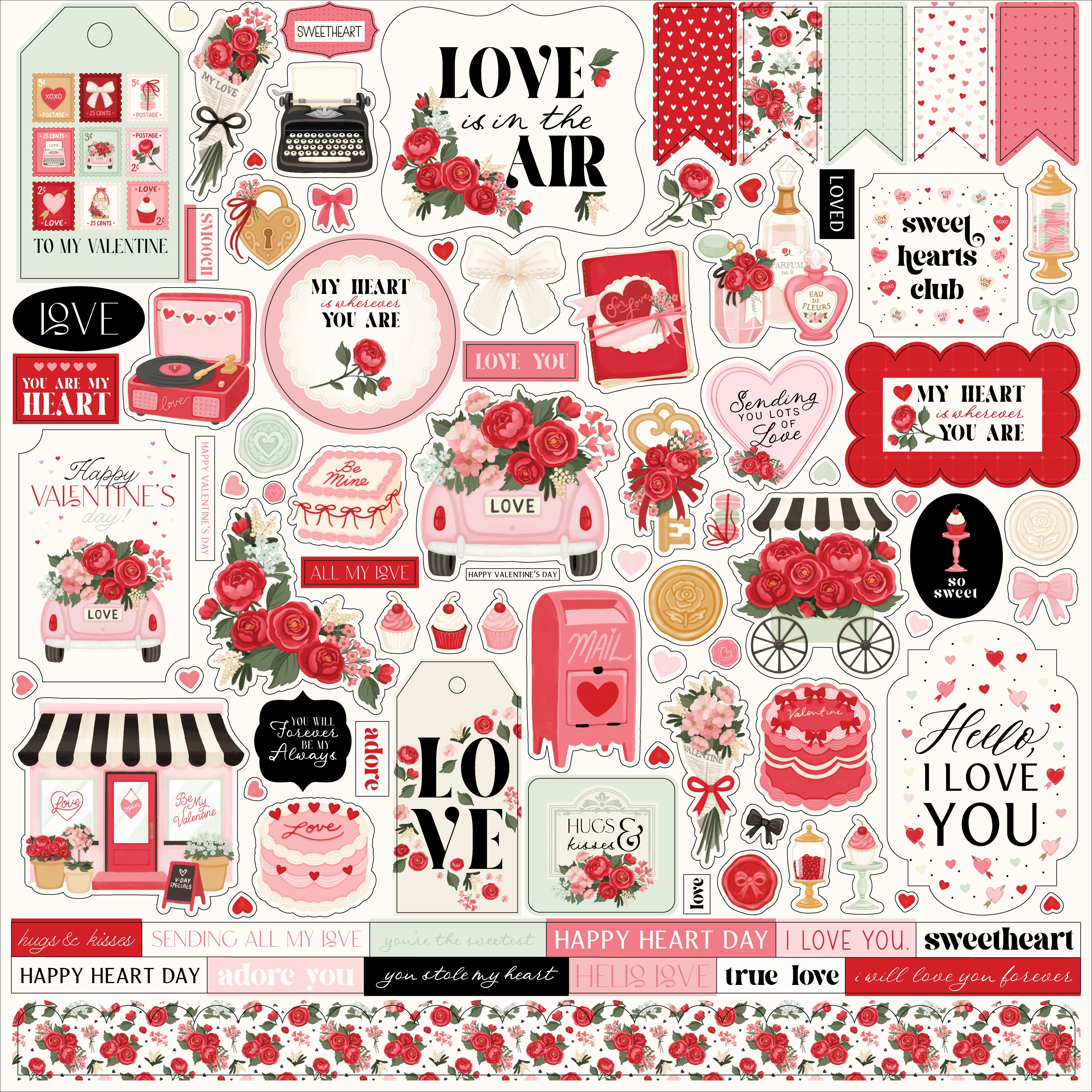 Carta Bella Be Mine Collection Kit 12"X12"