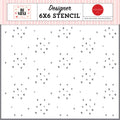 Carta Bella Be Mine Stencil 6"X6"-Hearts Aflutter
