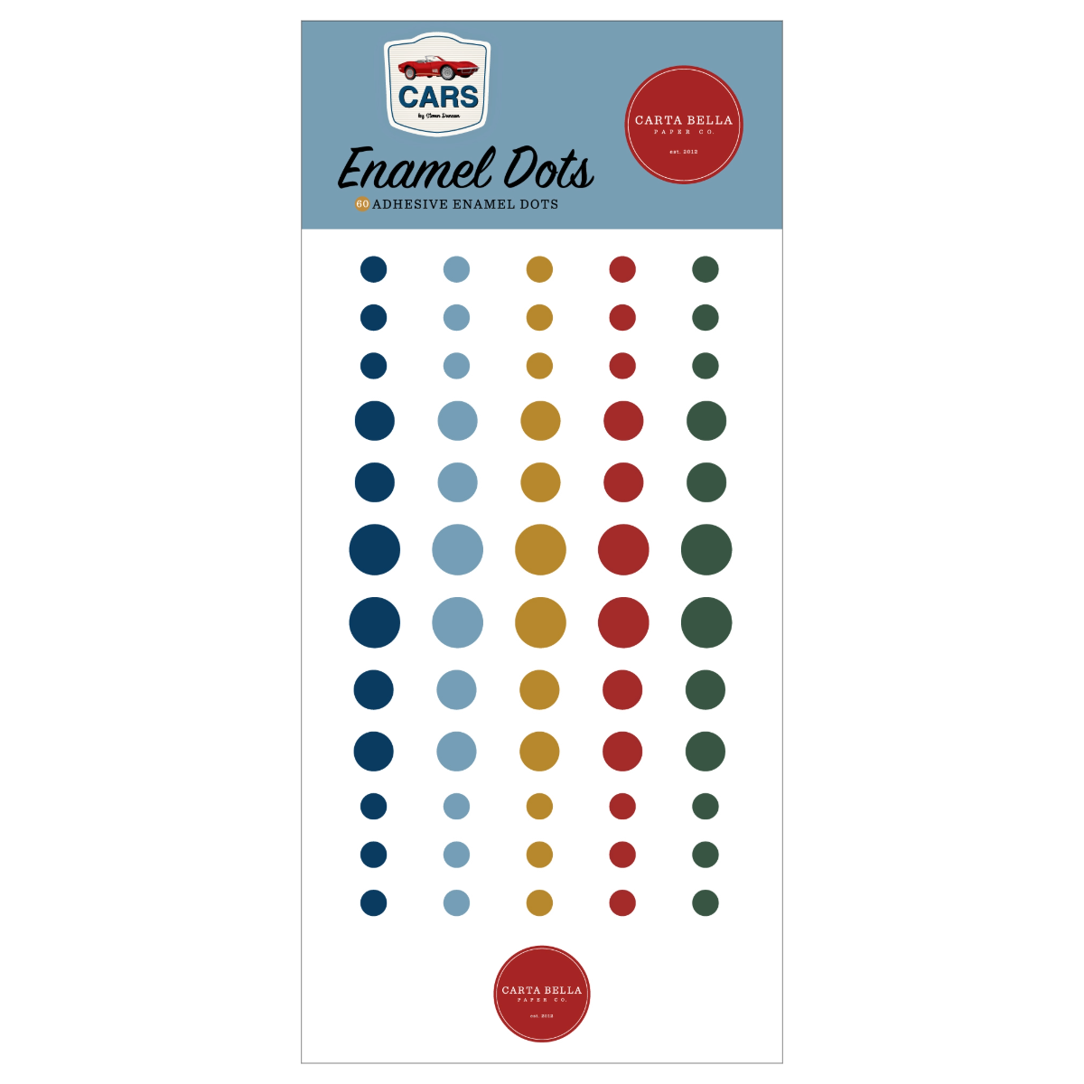 Cars - Enamel Dots