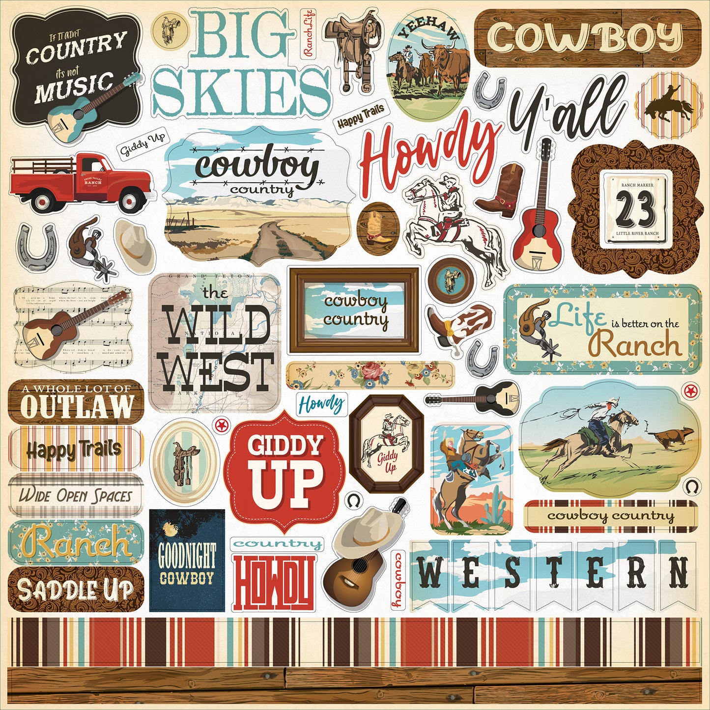 Carta Bella Cowboys - Collection Kit