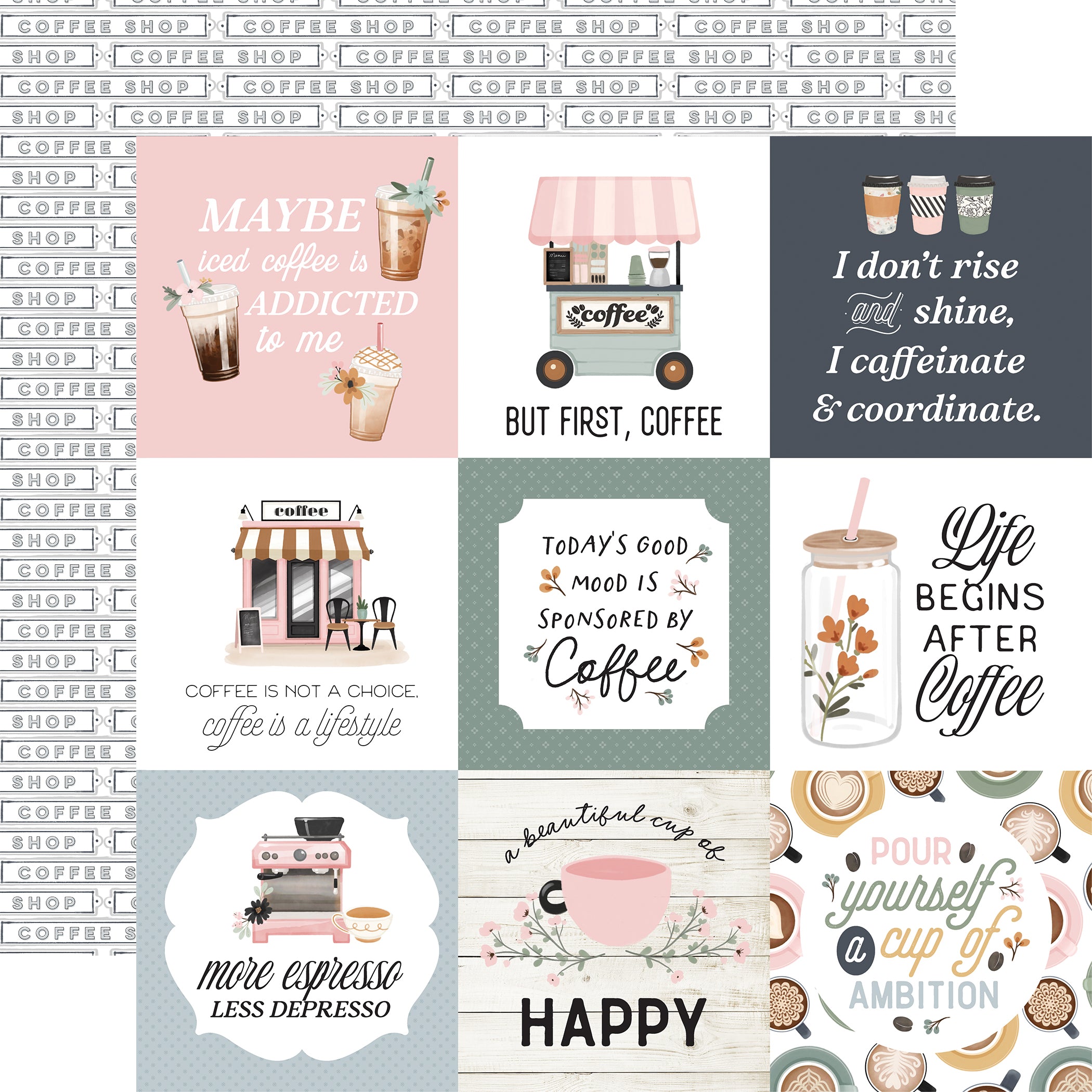 Carta Bella Coffee Shop Collection Kit