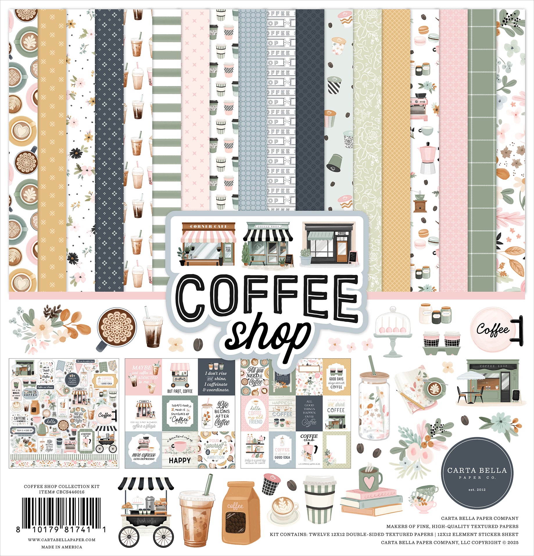 Carta Bella Coffee Shop Collection Kit