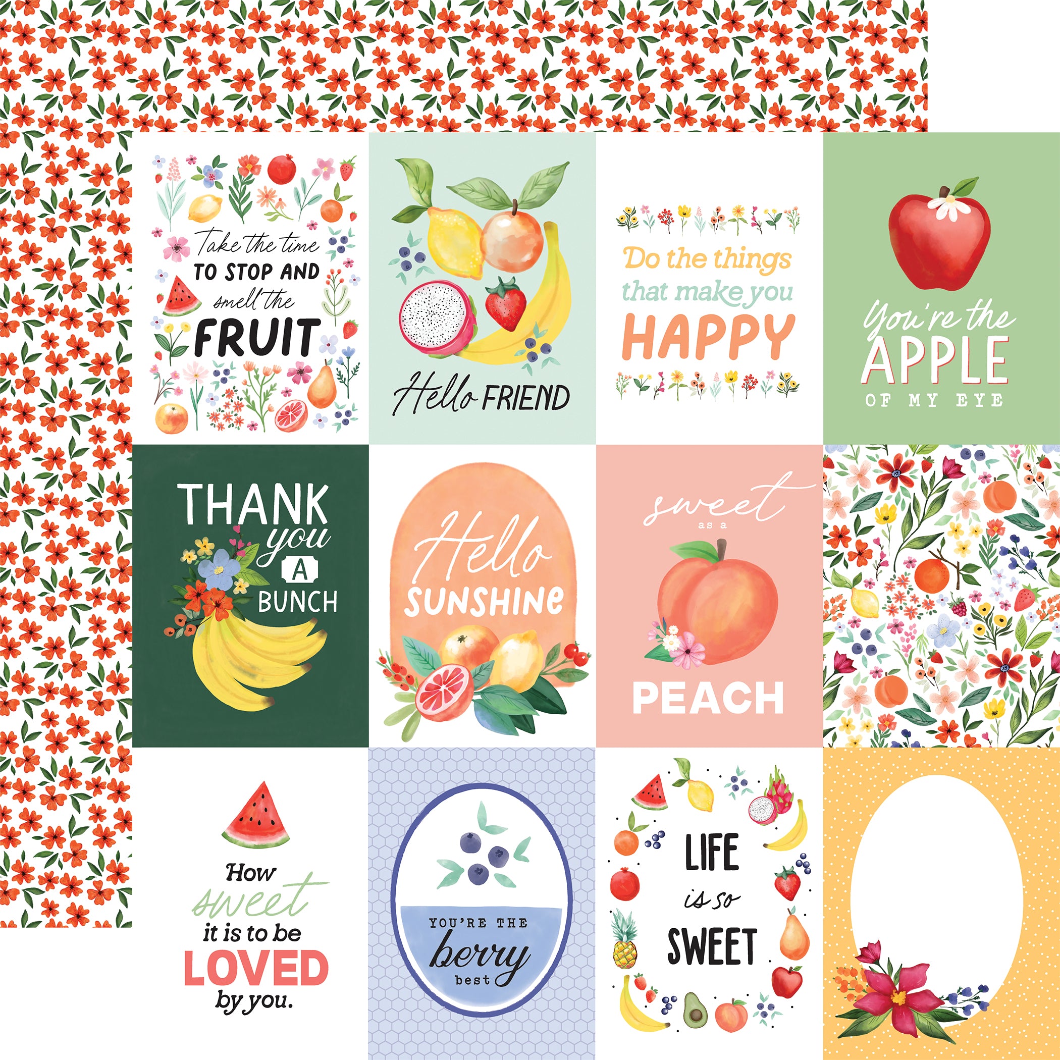 Carta Bella Fruit Stand Collection Kit