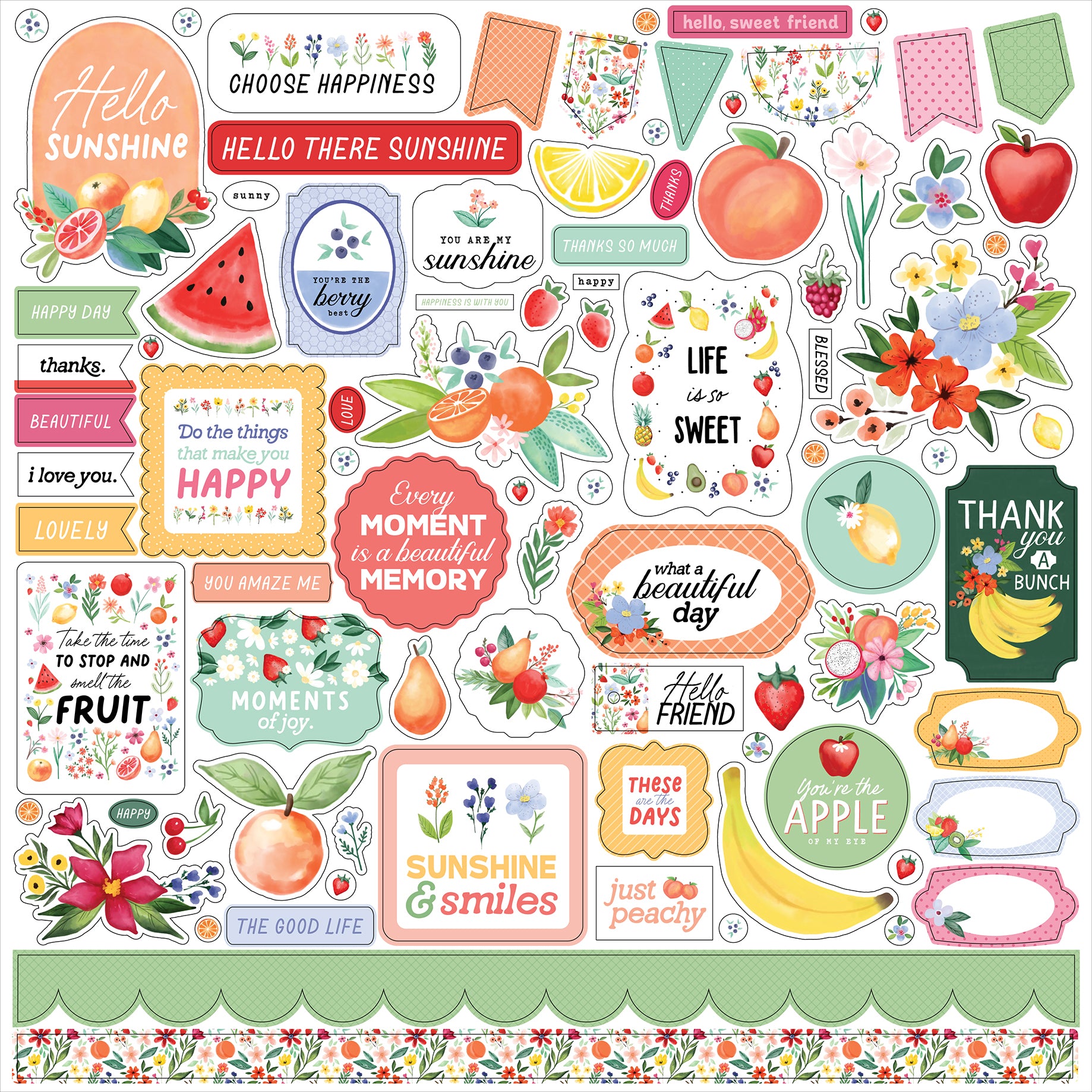 Carta Bella Fruit Stand Collection Kit