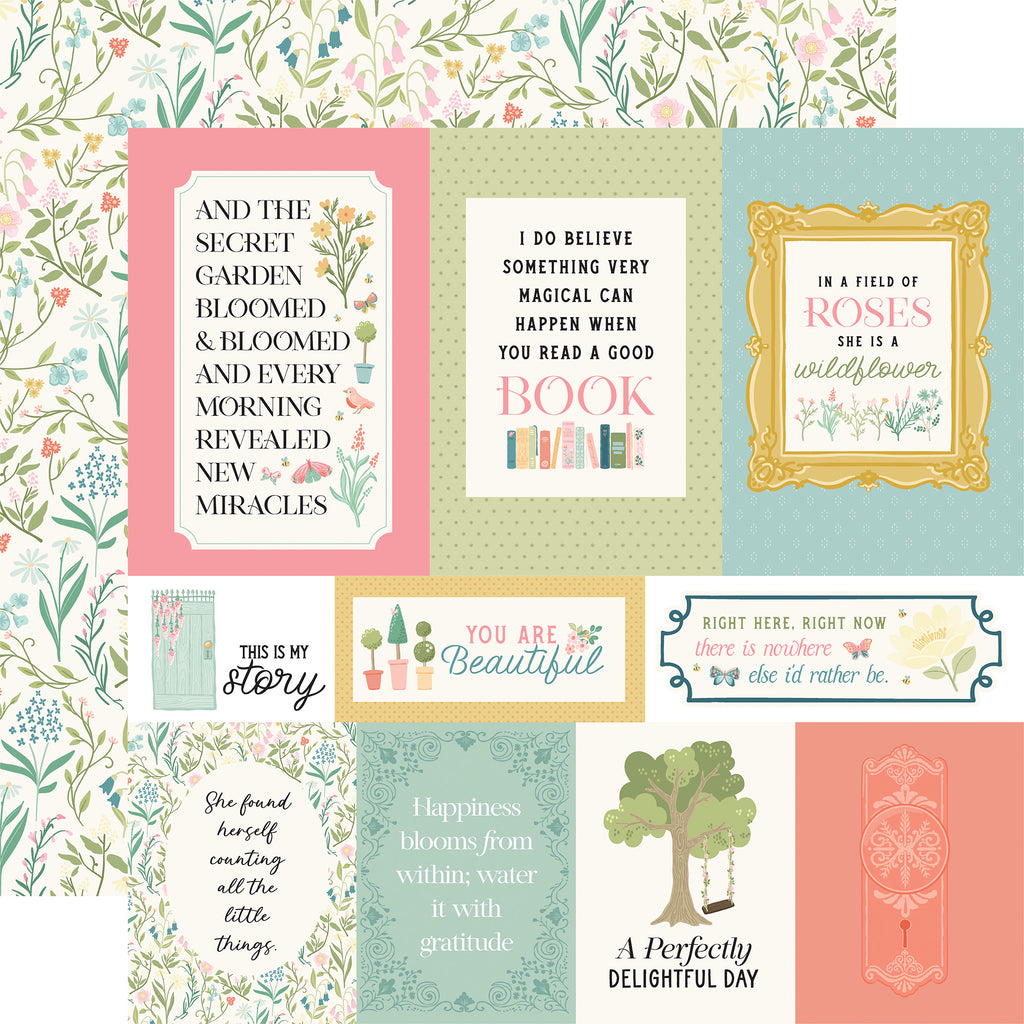 Carta Bella Secret Garden Collection Kit 12"X12"