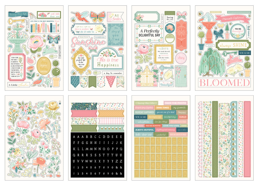 Carta Bella Secret Garden Sticker Book