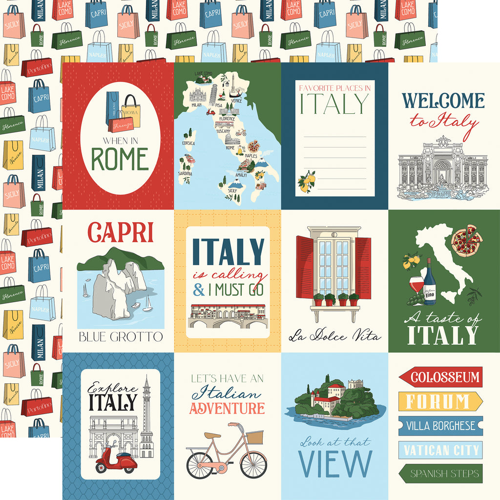Carta Bella Collection Kit 12"X12"-Italy