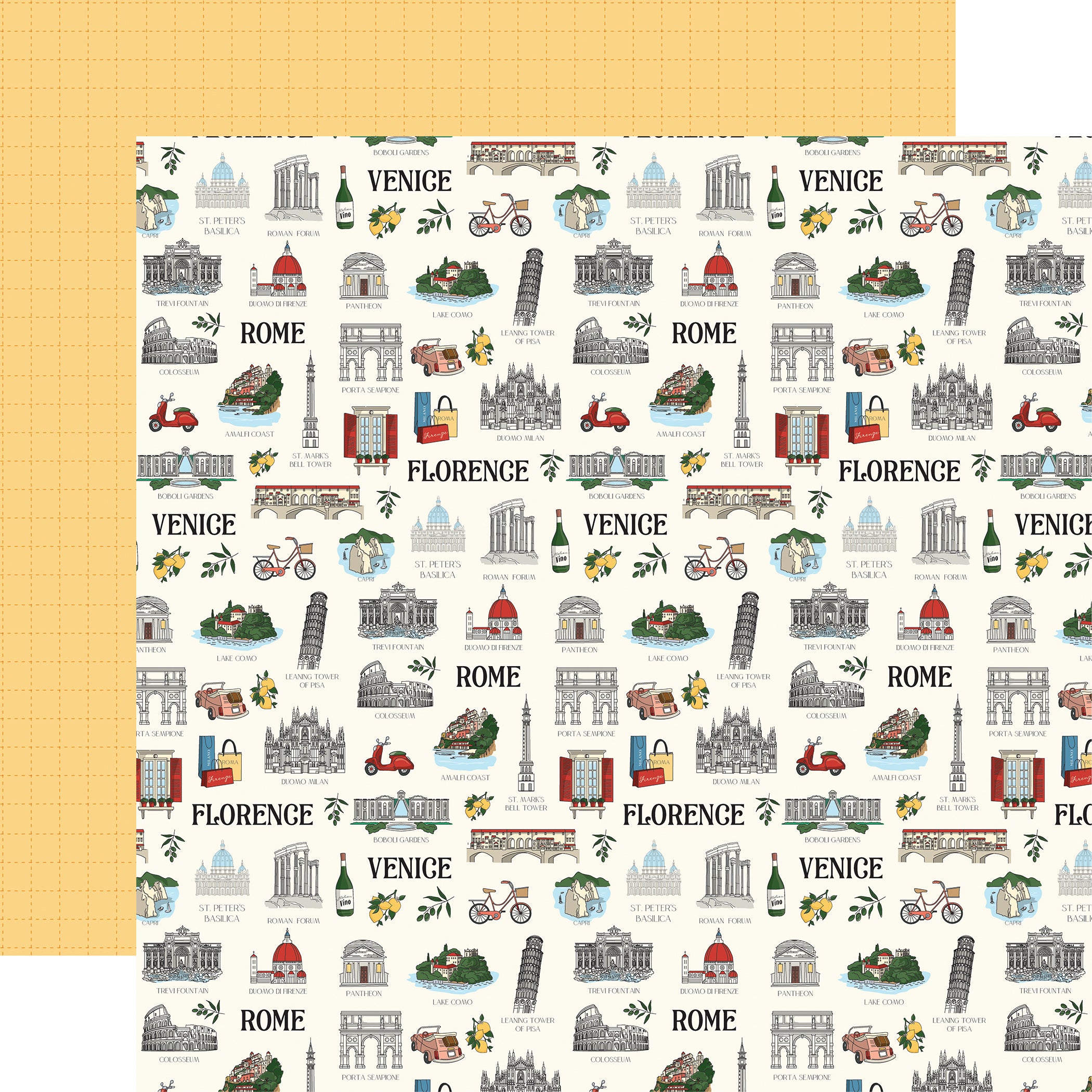 Carta Bella Collection Kit 12"X12"-Italy