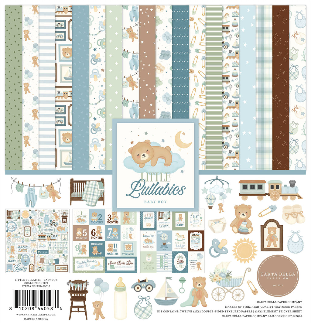 Little Lullabies Baby Boy Collection Kit