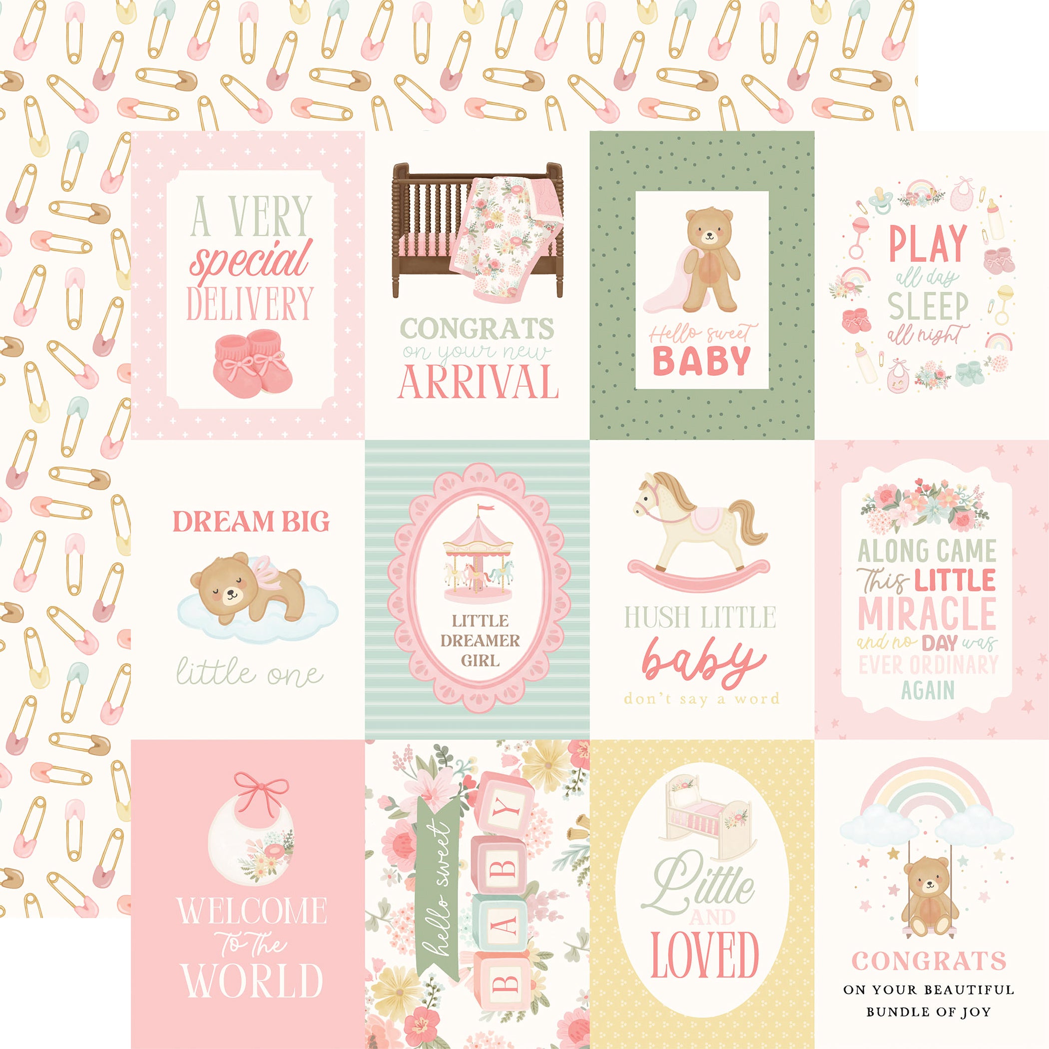 Little Lullabies Baby Girl Collection Kit