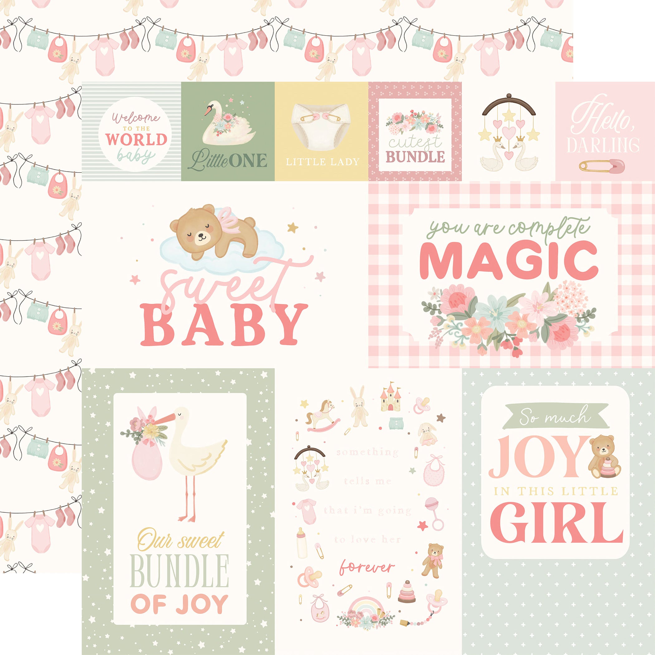 Little Lullabies Baby Girl Collection Kit
