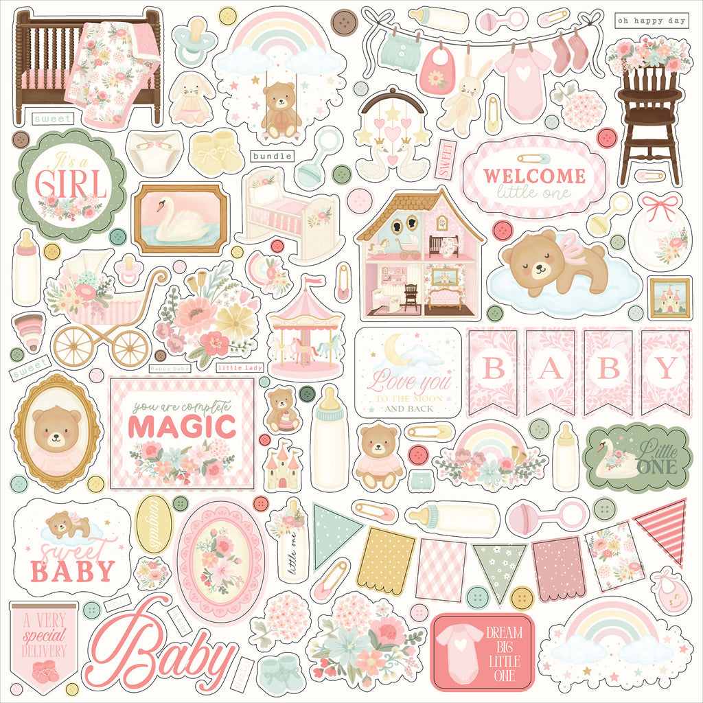 Little Lullabies Baby Girl Collection Kit