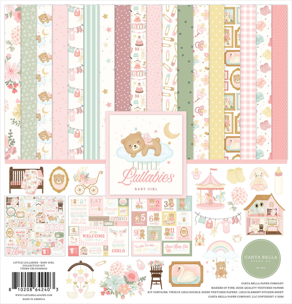 Little Lullabies Baby Girl Collection Kit