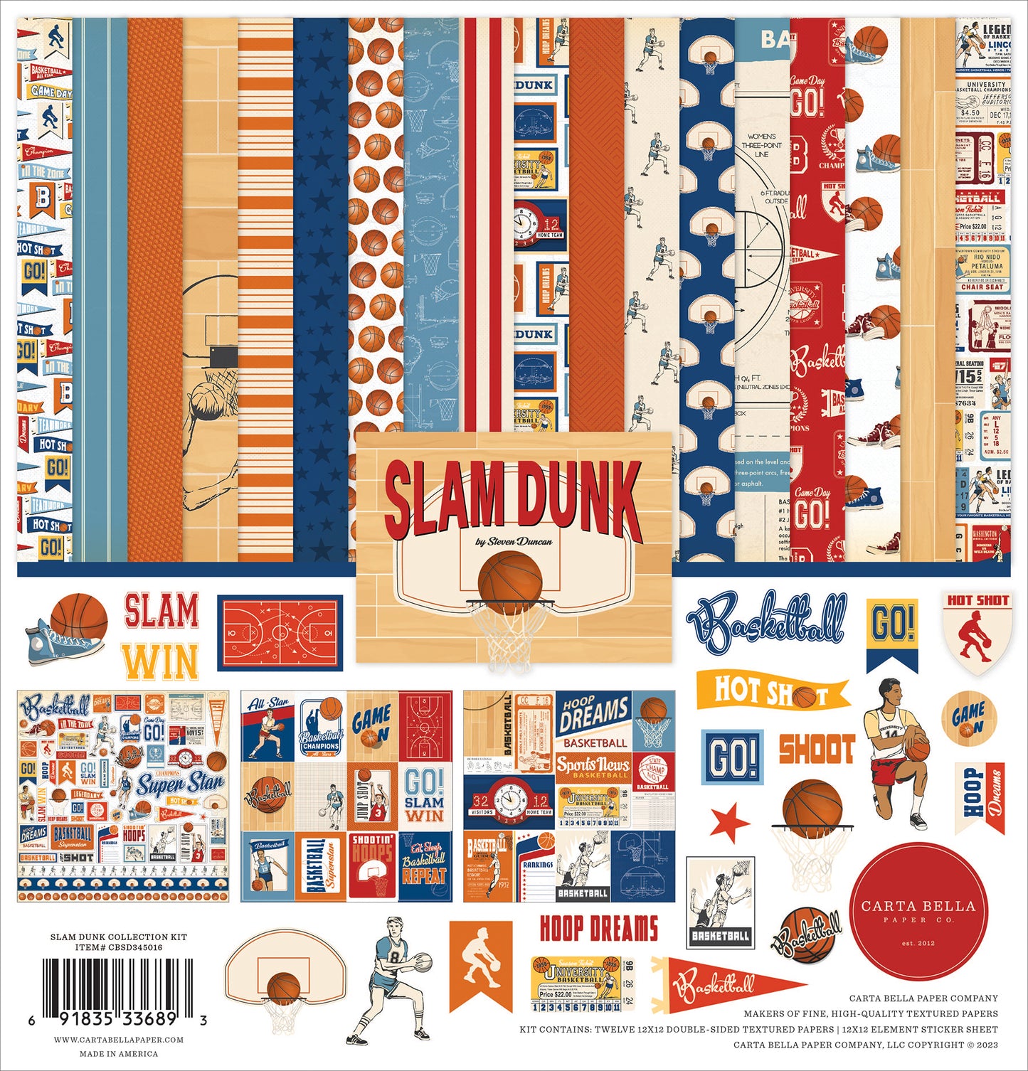 Carta Bella Slam Dunk Collection Kit