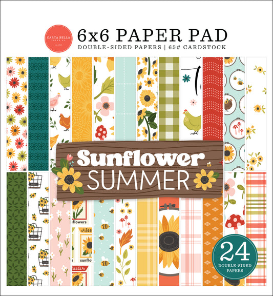 Carta Bella Sunflower Summer Paper Pad 6X6